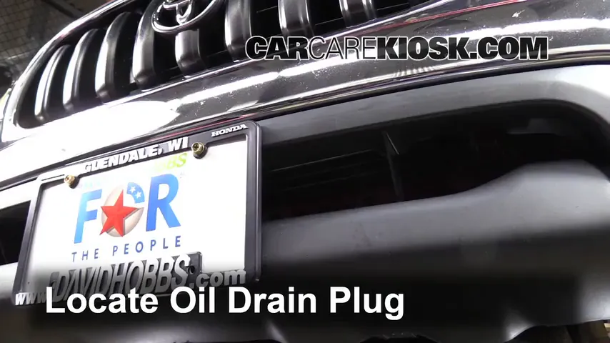 2001 Toyota Tacoma DLX 3.4L V6 Extended Cab Pickup Oil Change Oil and Oil Filter